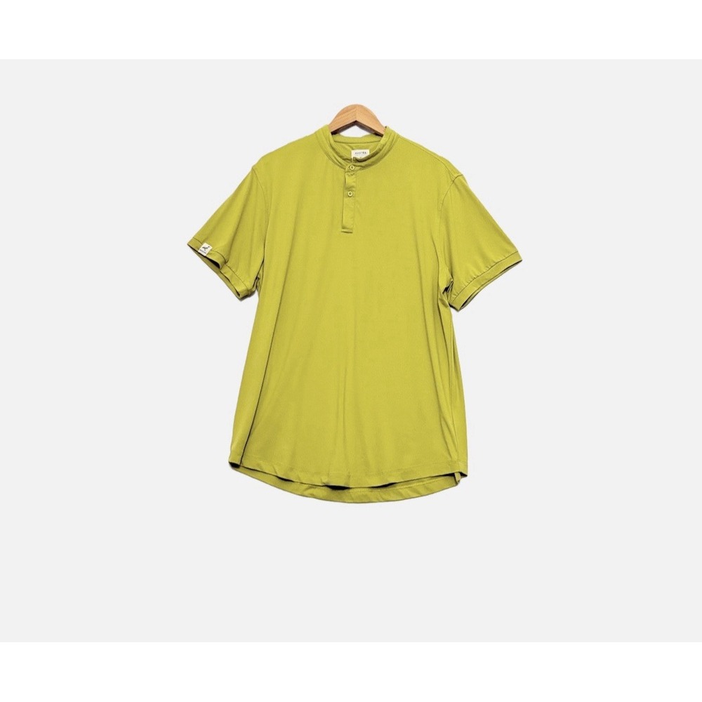 Mantra Catalyst Performance Polo Shirt Men XL Green Band Collar Stretch Golf